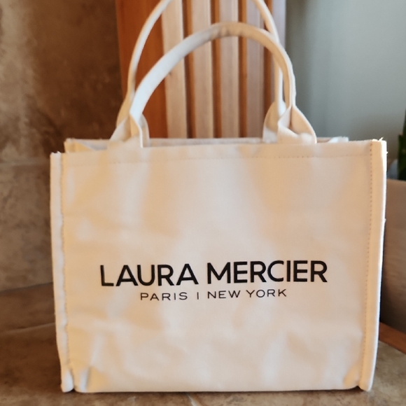 laura mercier Handbags - Laura Mercier Small White Tote Bag